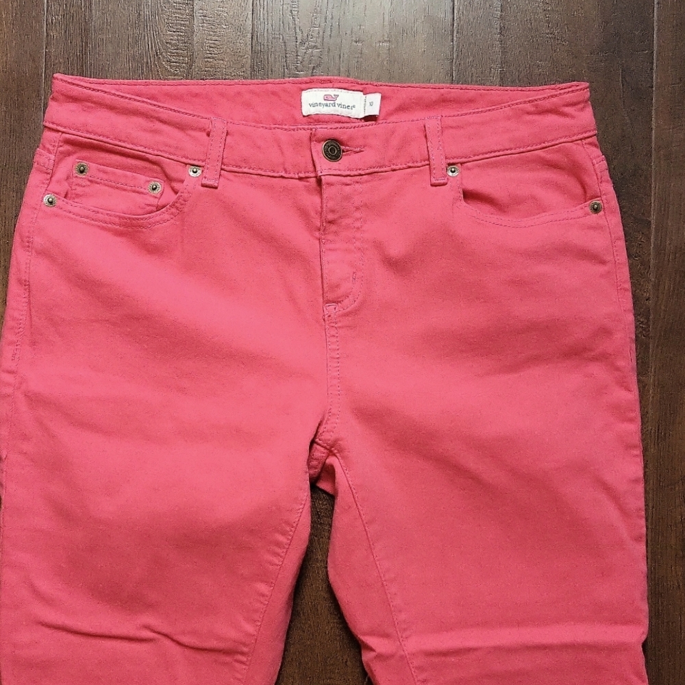 Vinyard Vines Pink Skinny Denim Jean - Picture 2 of 6